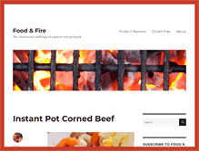 Tablet Screenshot of food-fire.com